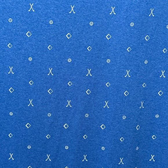 PGA Tour Men’s Golf Polo Shirt Small Club Logos Blue Short Sleeve Men 2XL - Picture 2 of 7